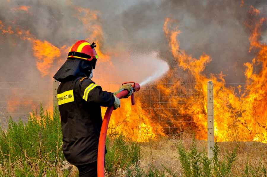 Σε ποιες περιοχές είναι υψηλός ο κίνδυνος πυρκαγιάς (εικόνα)